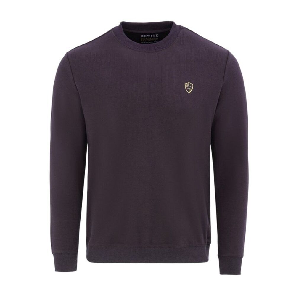 Howick Mens Logo Sweatshirt / Dark Purple